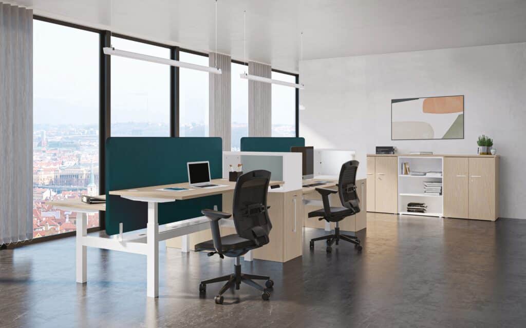 Bureaux benchs réglable en hauteur - Wilup