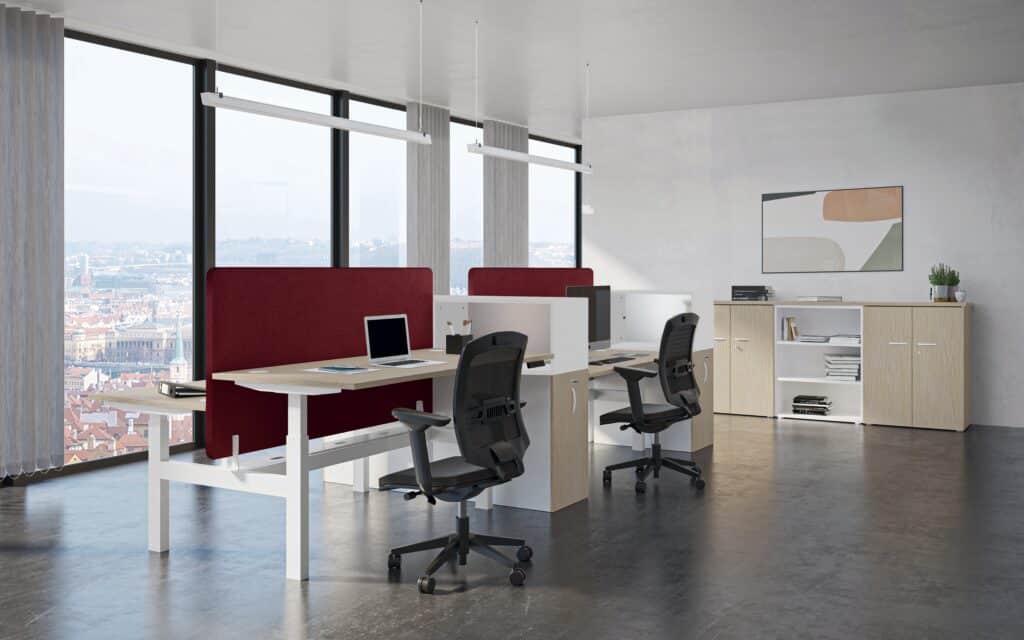 Bureaux benchs réglable en hauteur - Wilup
