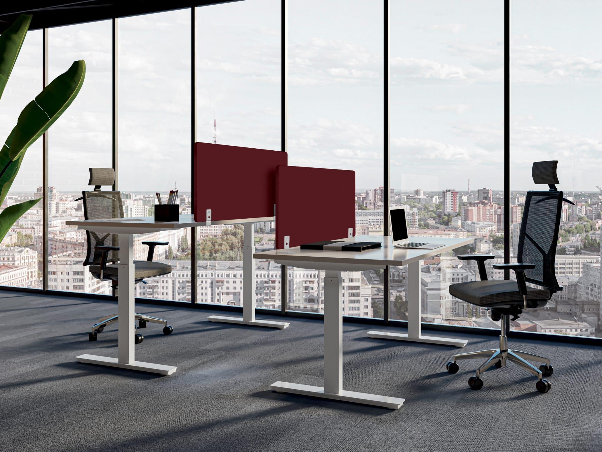 Bureaux benchs réglable en hauteur - Wilup