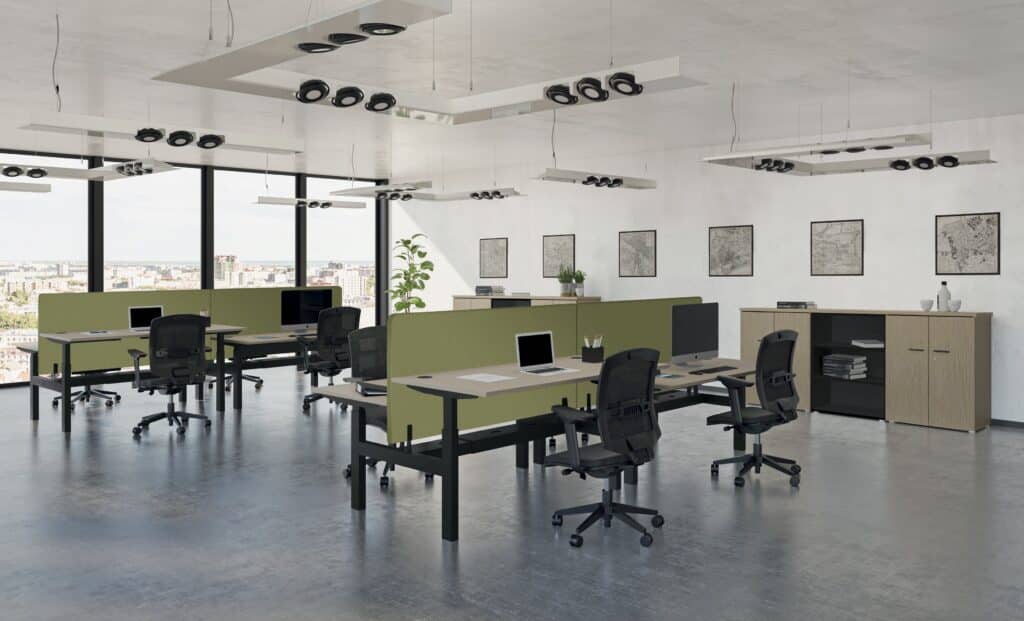 Bureaux benchs réglable en hauteur - Wilup