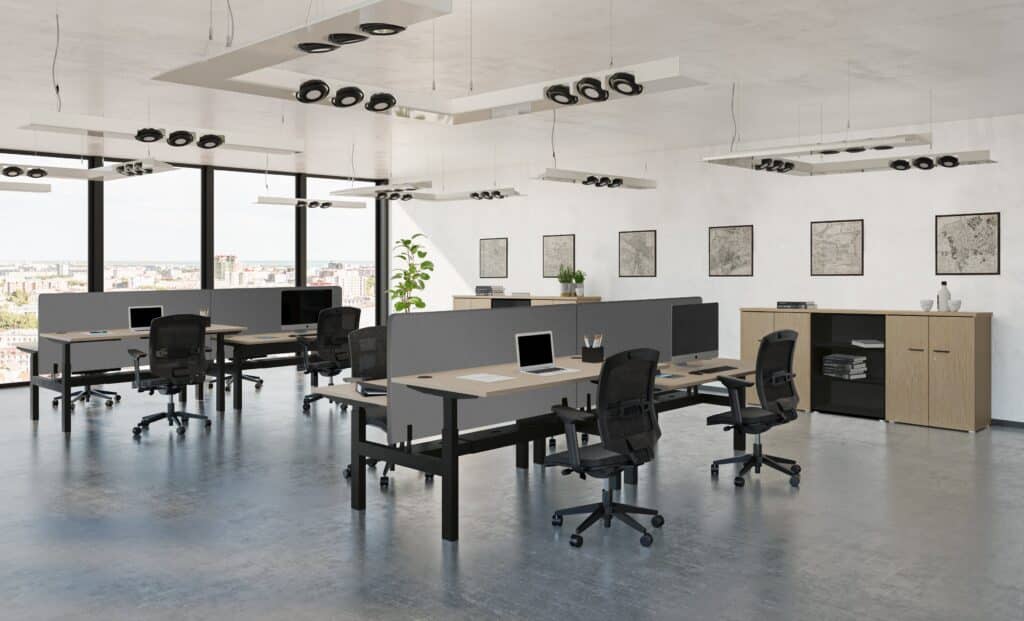 Bureaux benchs réglable en hauteur - Wilup