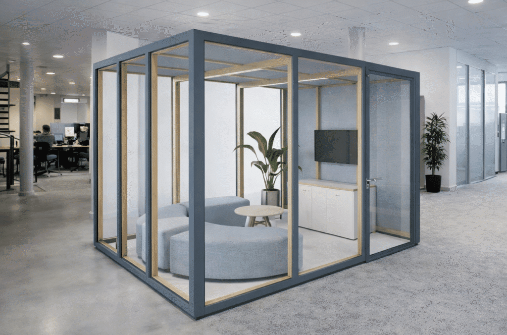 Cabine acoustique 4 personnes