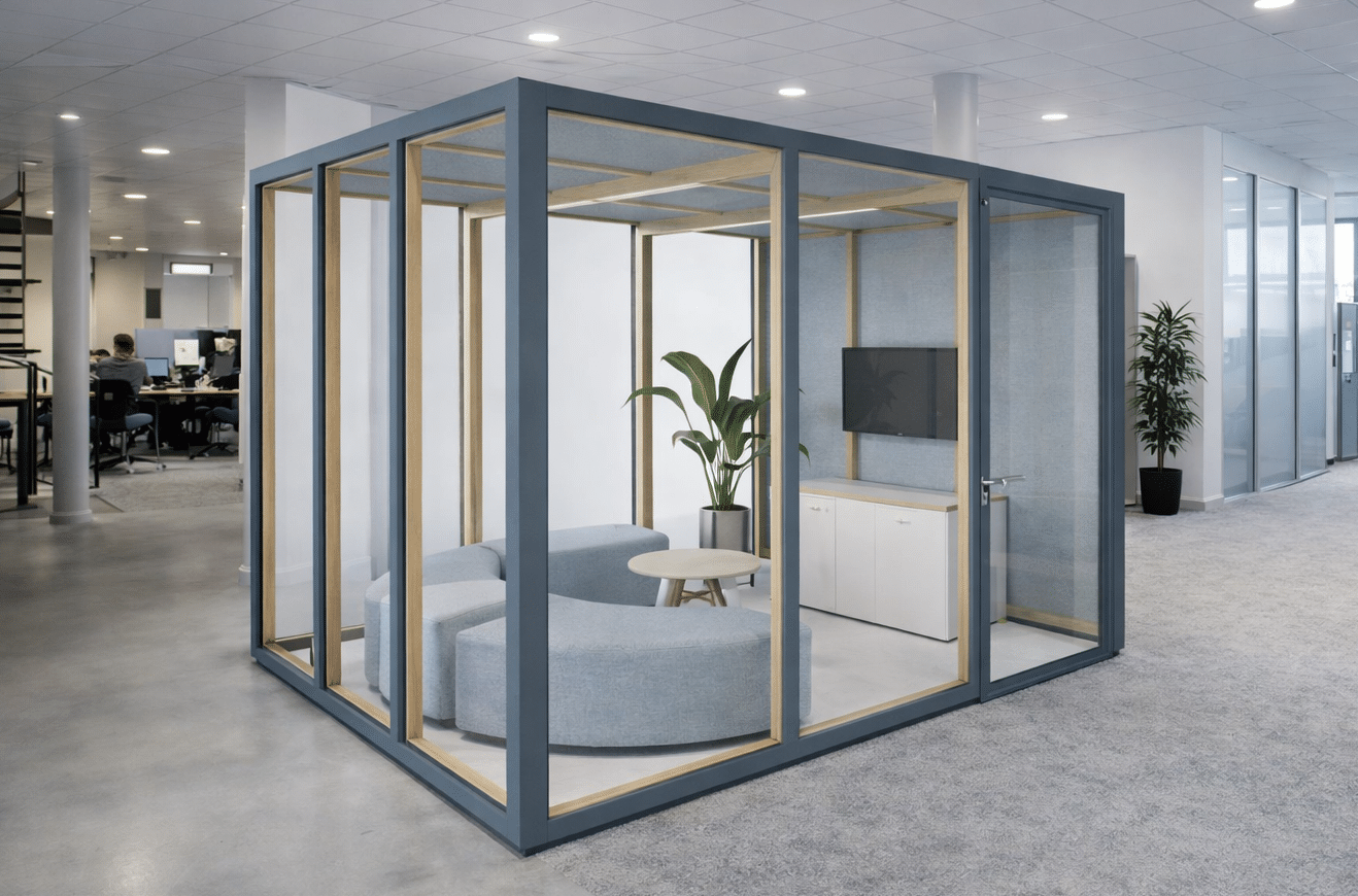 Cabine acoustique 4 personnes