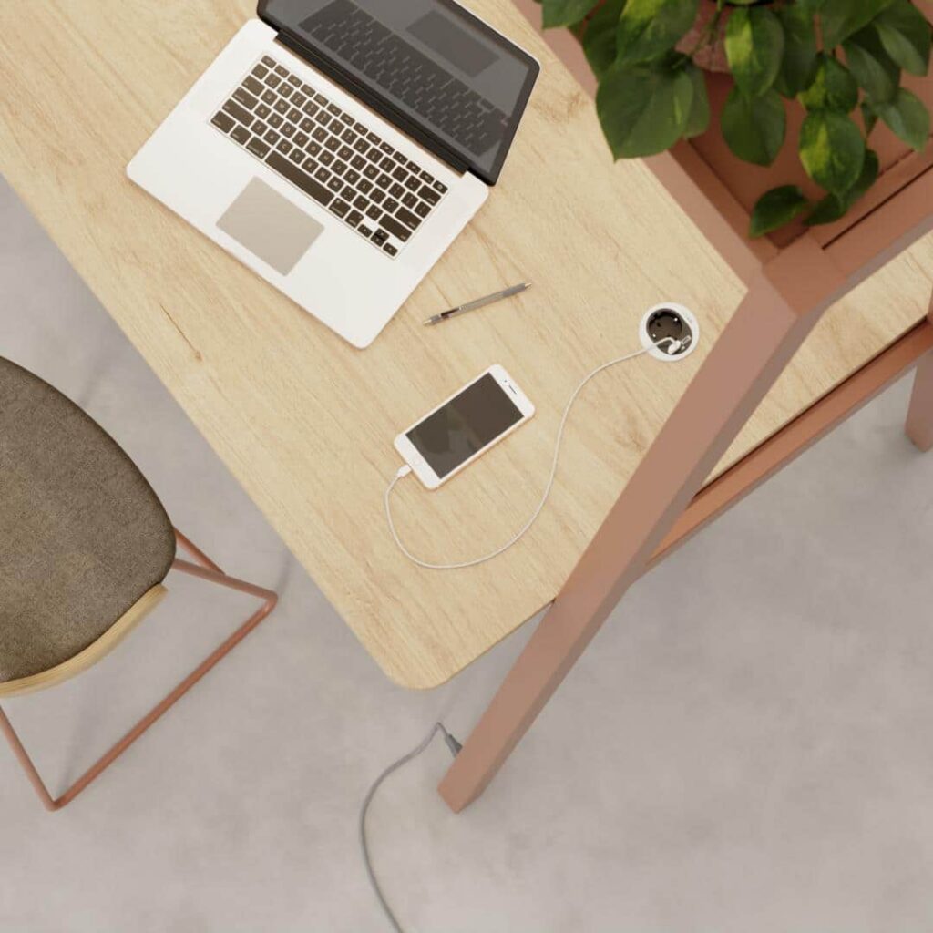 Table haute ergonomique