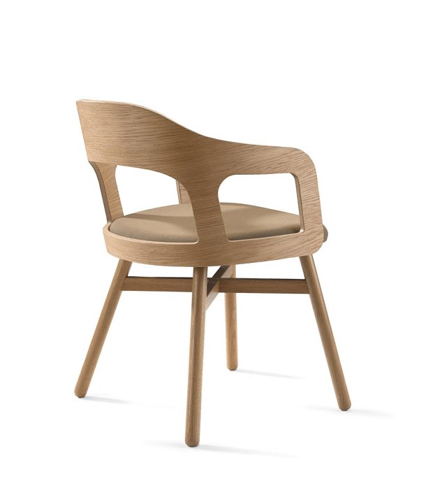 Chaise visiteur en bois