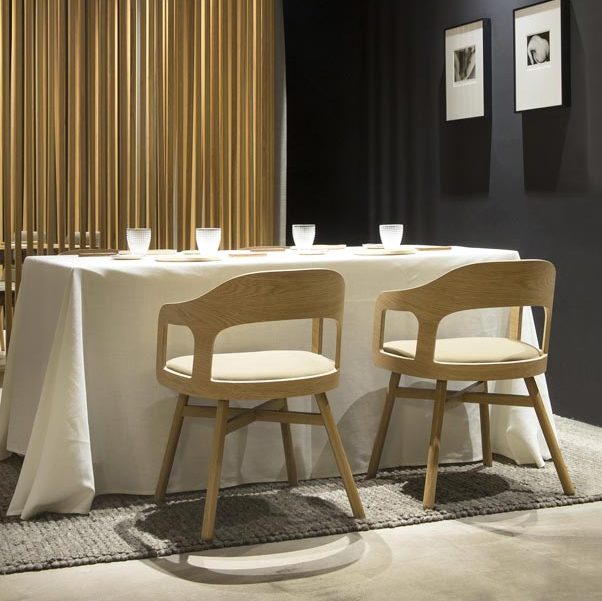 Chaise visiteur en bois