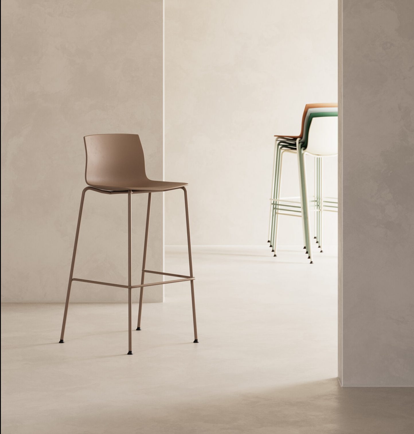 Tabouret pour les espaces informels