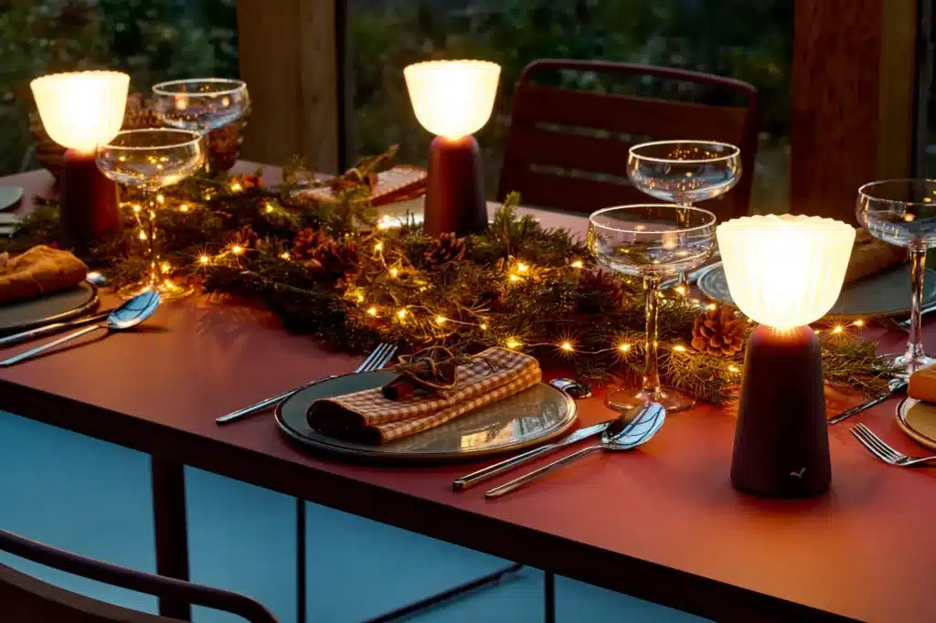 Lampe de table pour les espaces extérieurs