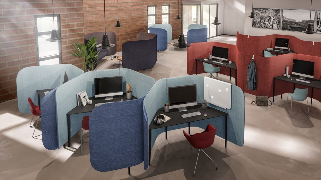 Bureau de travail modulable