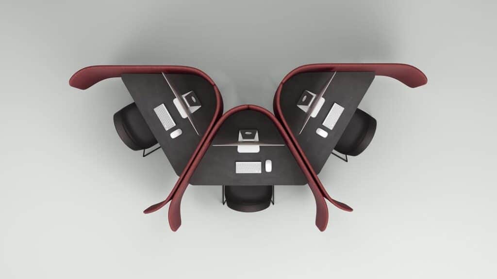 Bureau de travail modulable