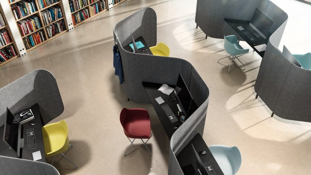 Bureau de travail modulable