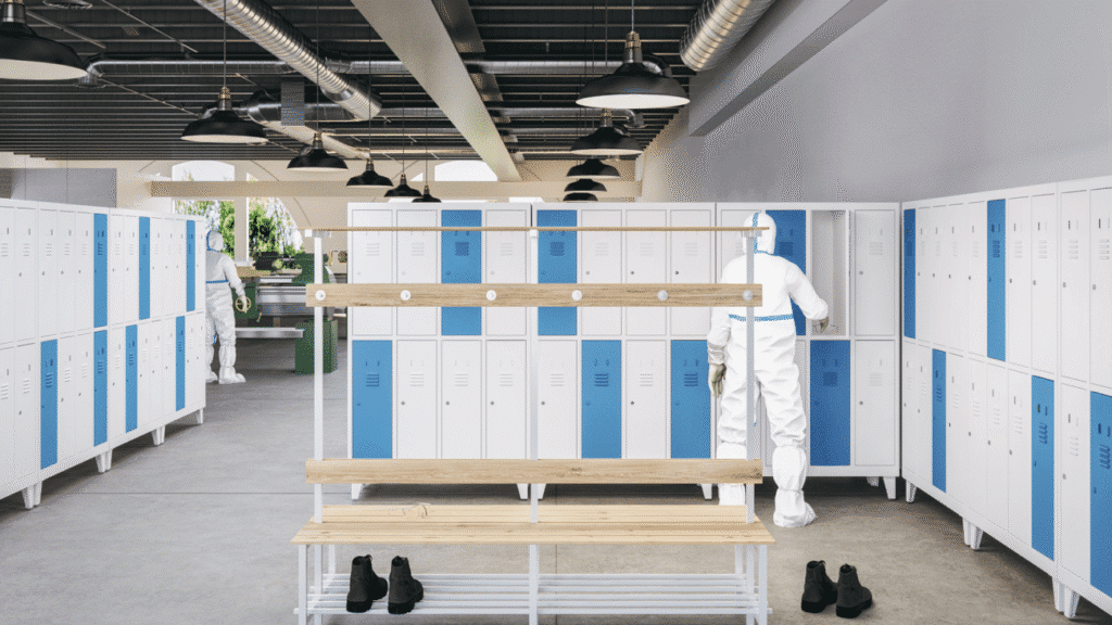 Vestiaire pour les espaces de travail