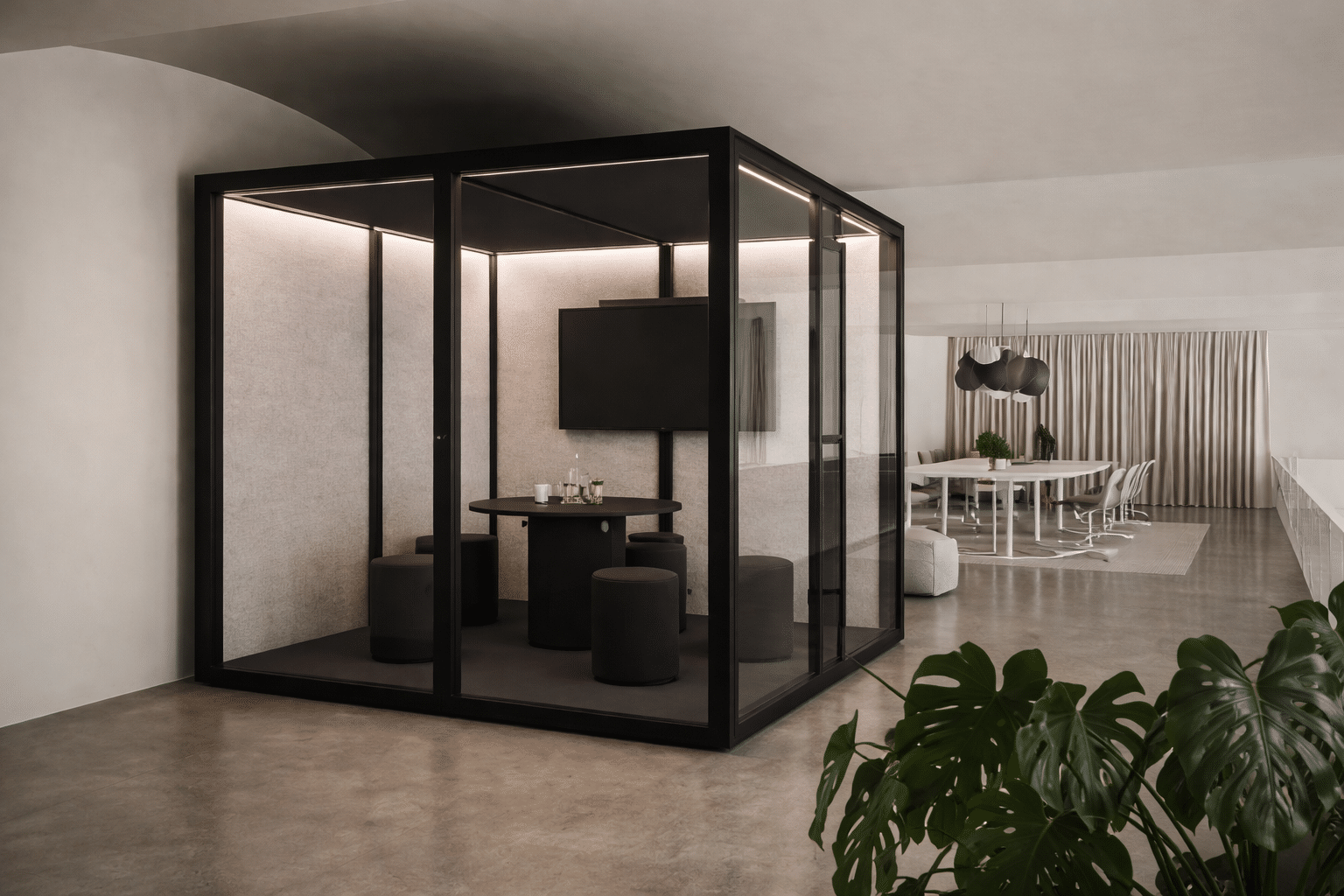 Cabine acoustique 4 places