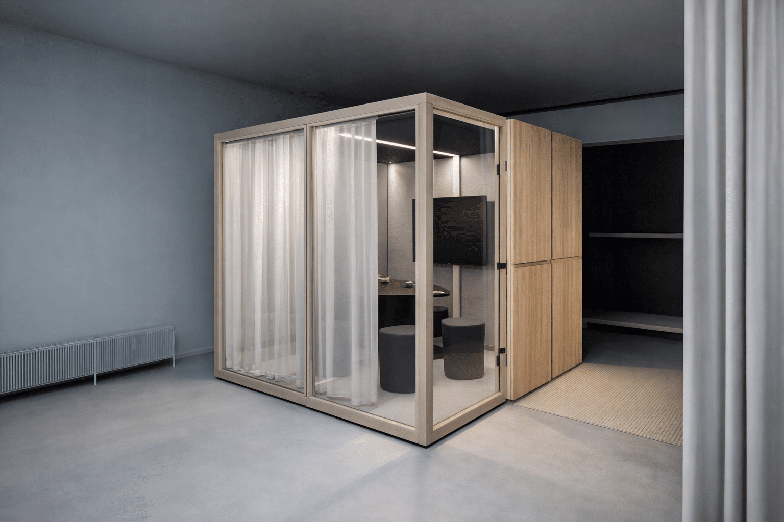 Cabine acoustique 4 places