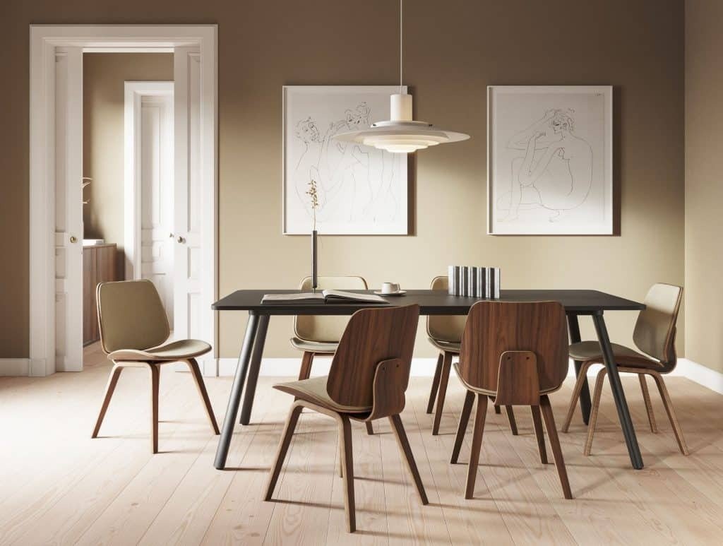 Chaise en bois bureau