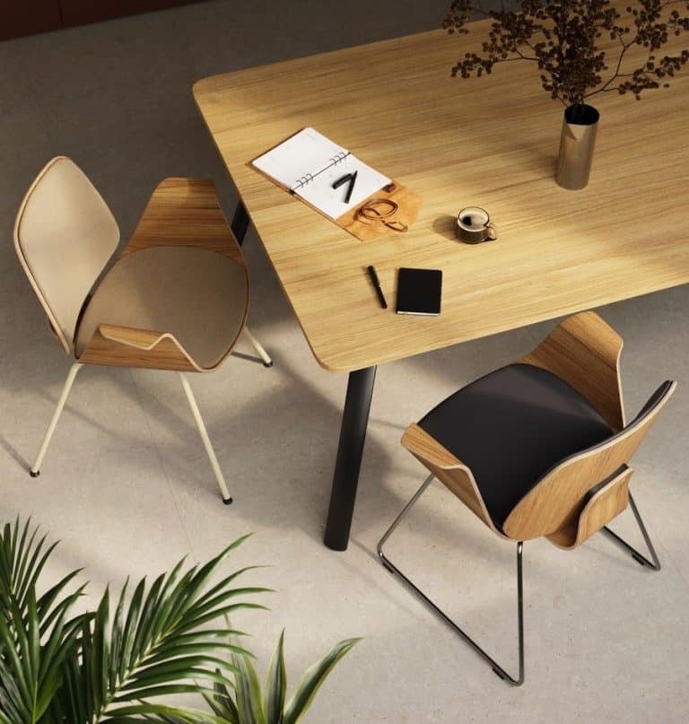Chaise en bois bureau