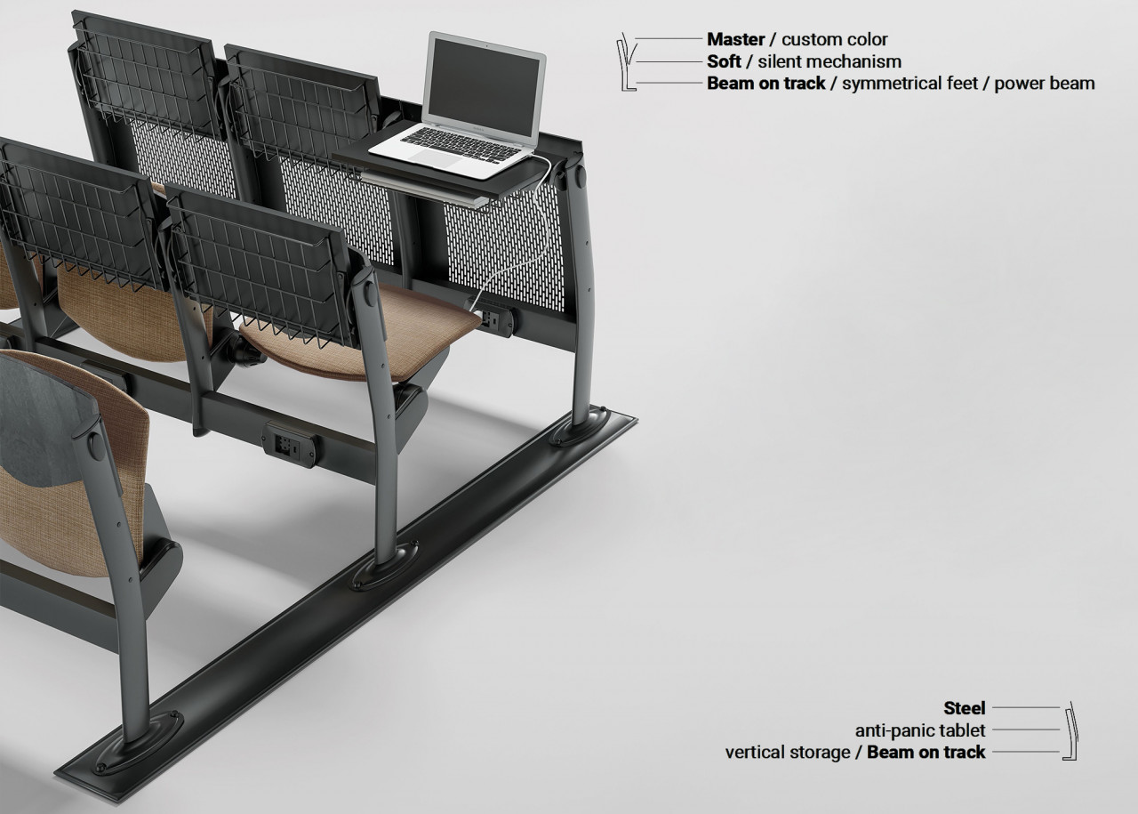 Fauteuil d'auditorium