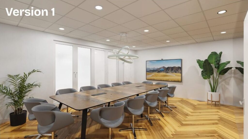 Aménagement salle de réunion - Wilup