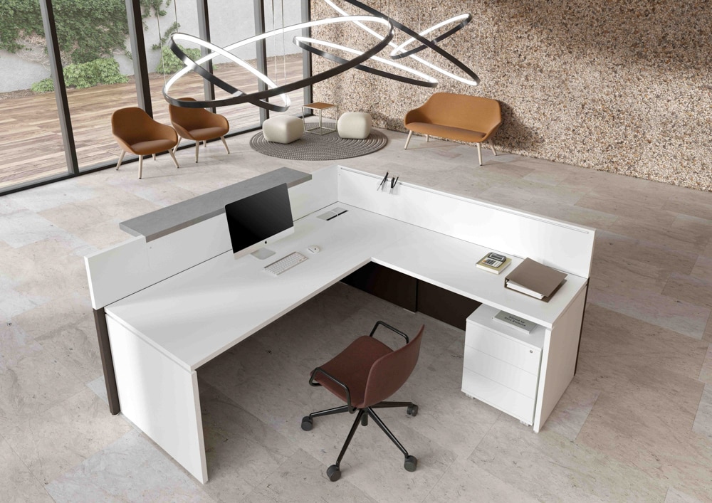 Banque d'accueil moderne