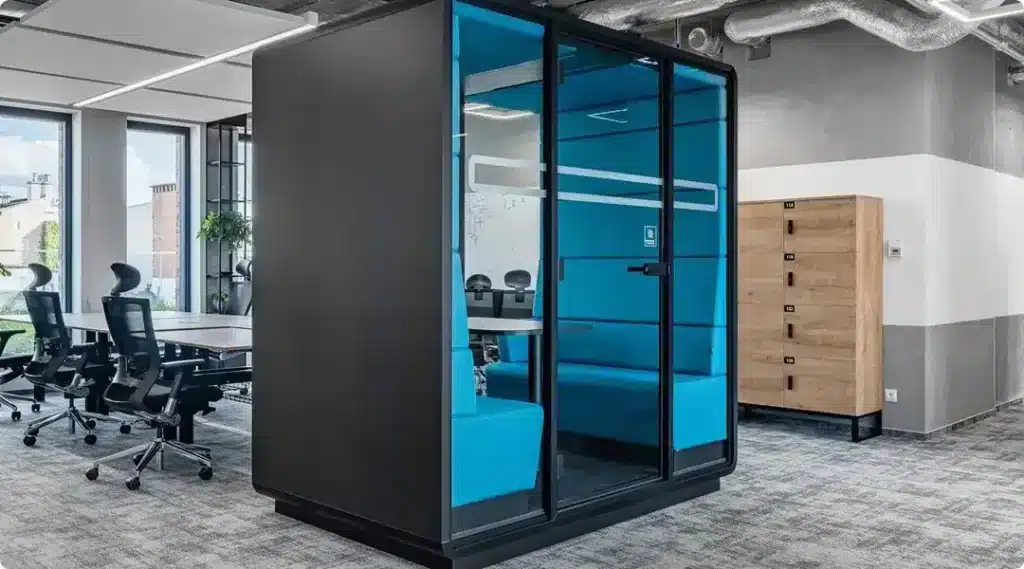 Cabine acoustique 4 personnes