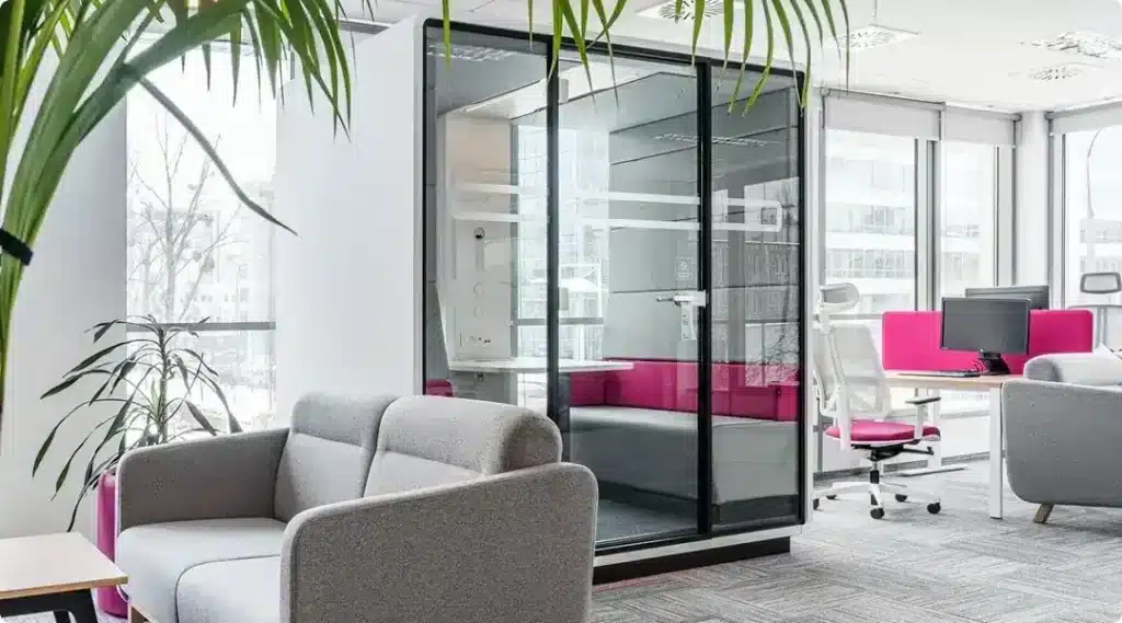 Cabine acoustique 4 personnes