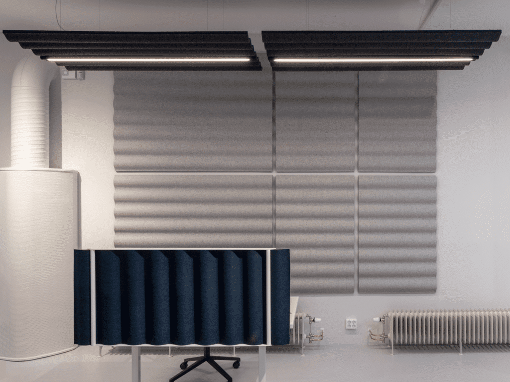 Panneau acoustique avec lumière
