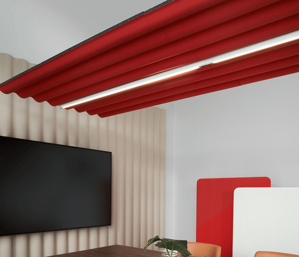 Panneau acoustique avec lumière