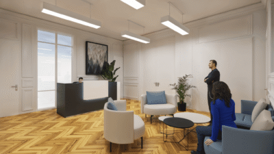 Espace d'accueil 3D - Wilup