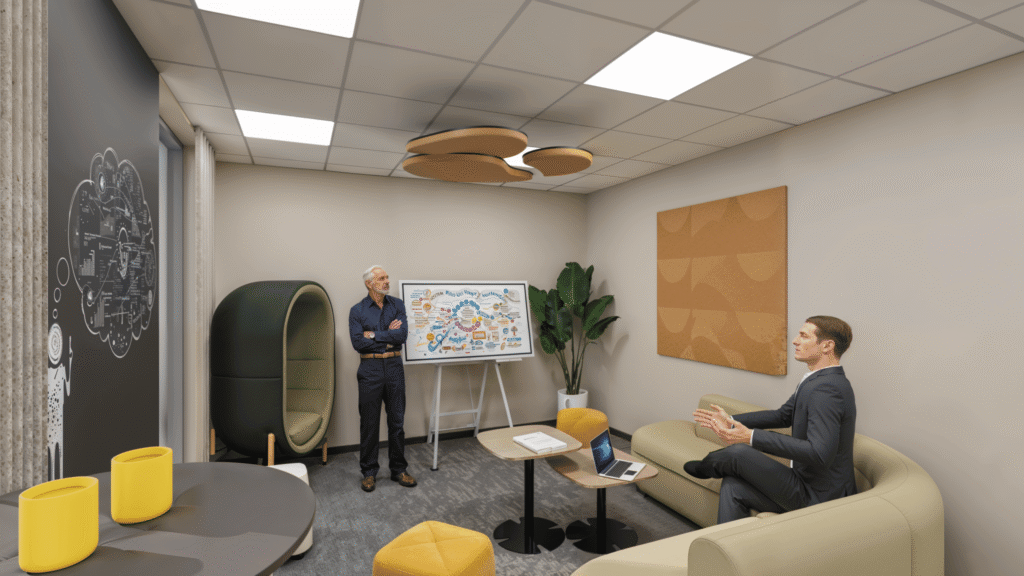 Salle de Brainstorming 3D - Wilup
