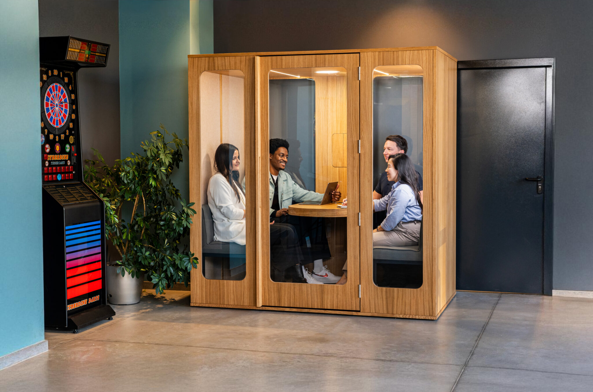 Cabine acoustique 4 personnes