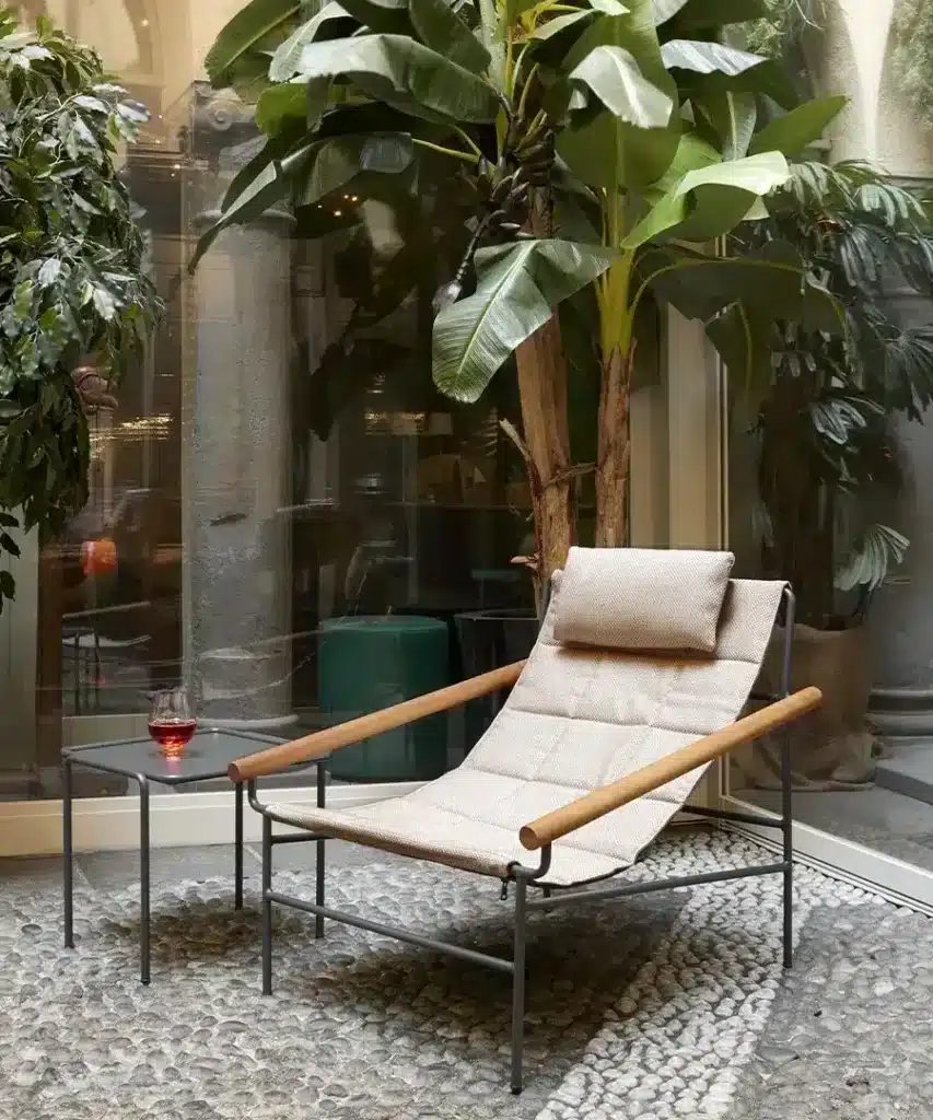 Fauteuil pour les espaces extérieurs