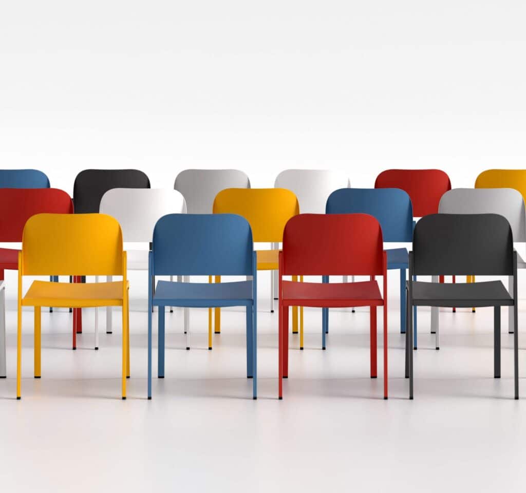 Chaise de réunion durable