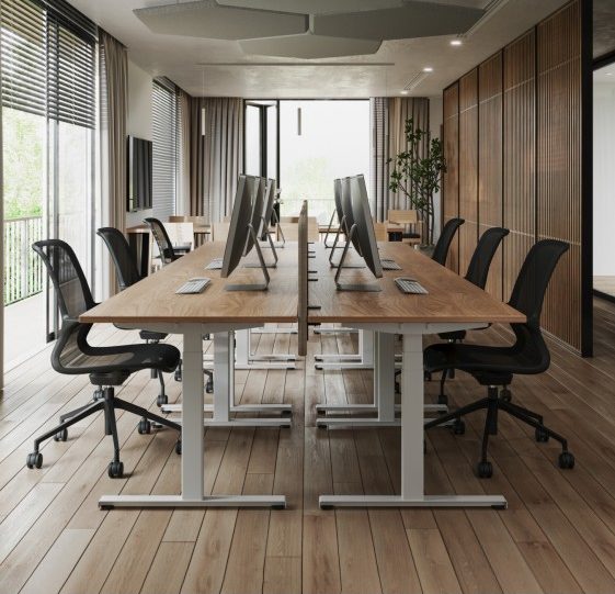 Bureau réglable en hauteur électrique