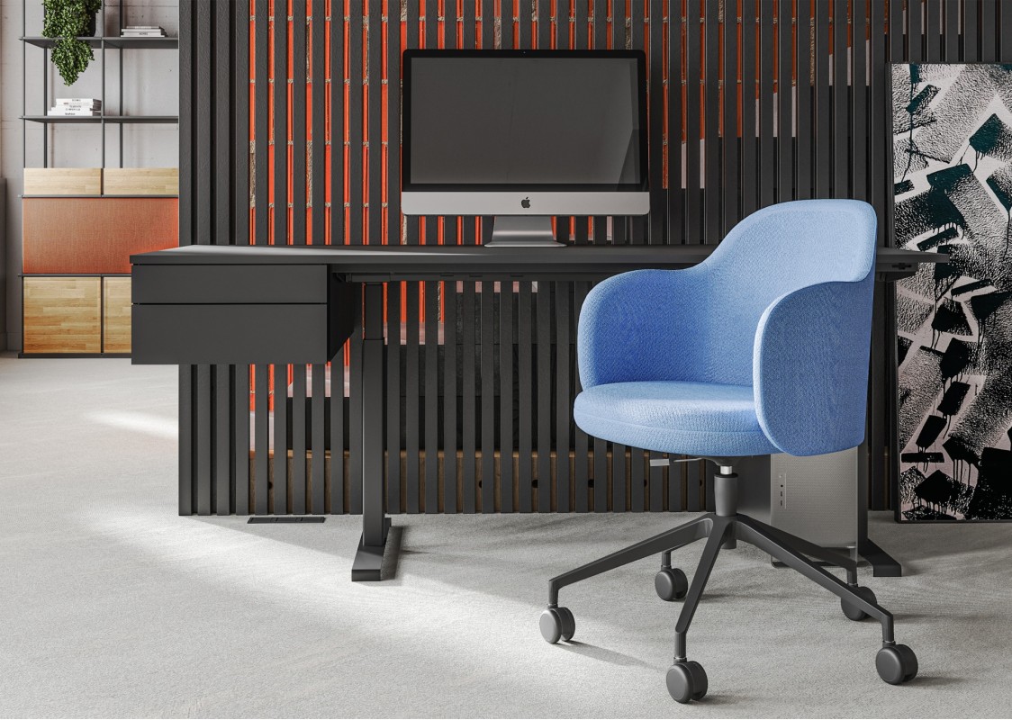 Bureau réglable en hauteur électrique