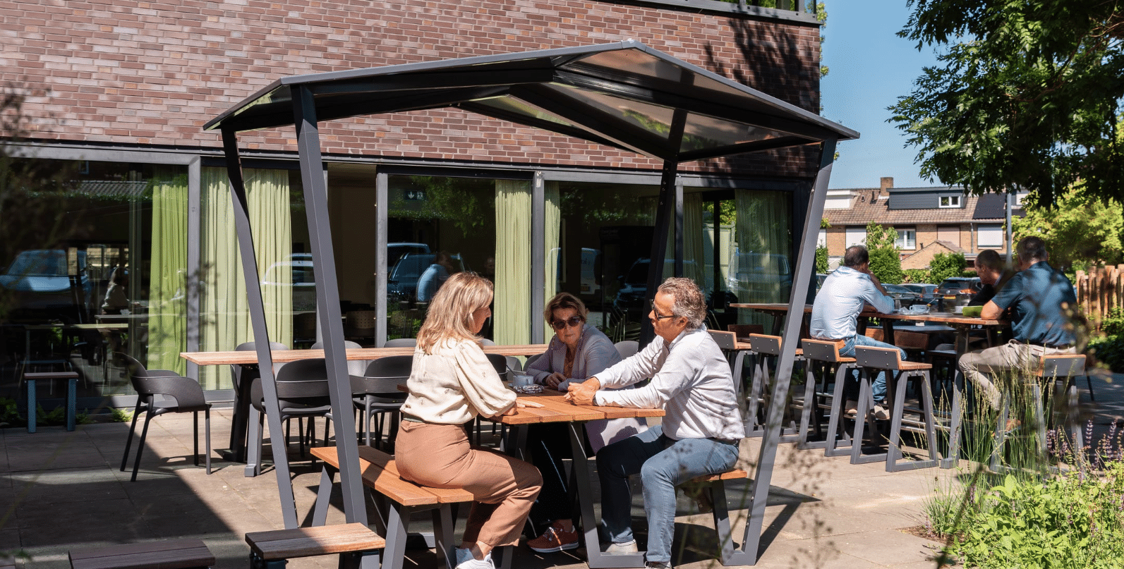 Espace de réunion extérieur