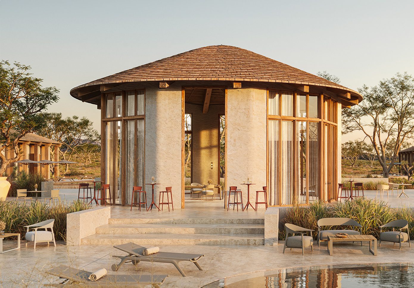 Tabouret d'extérieur