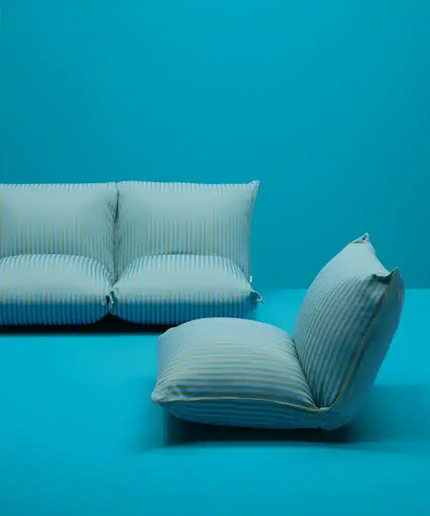 Fauteuil pouf confortable