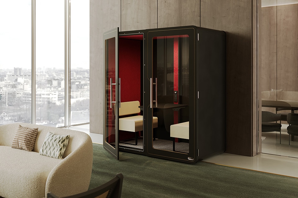 Cabine acoustique 4 personnes