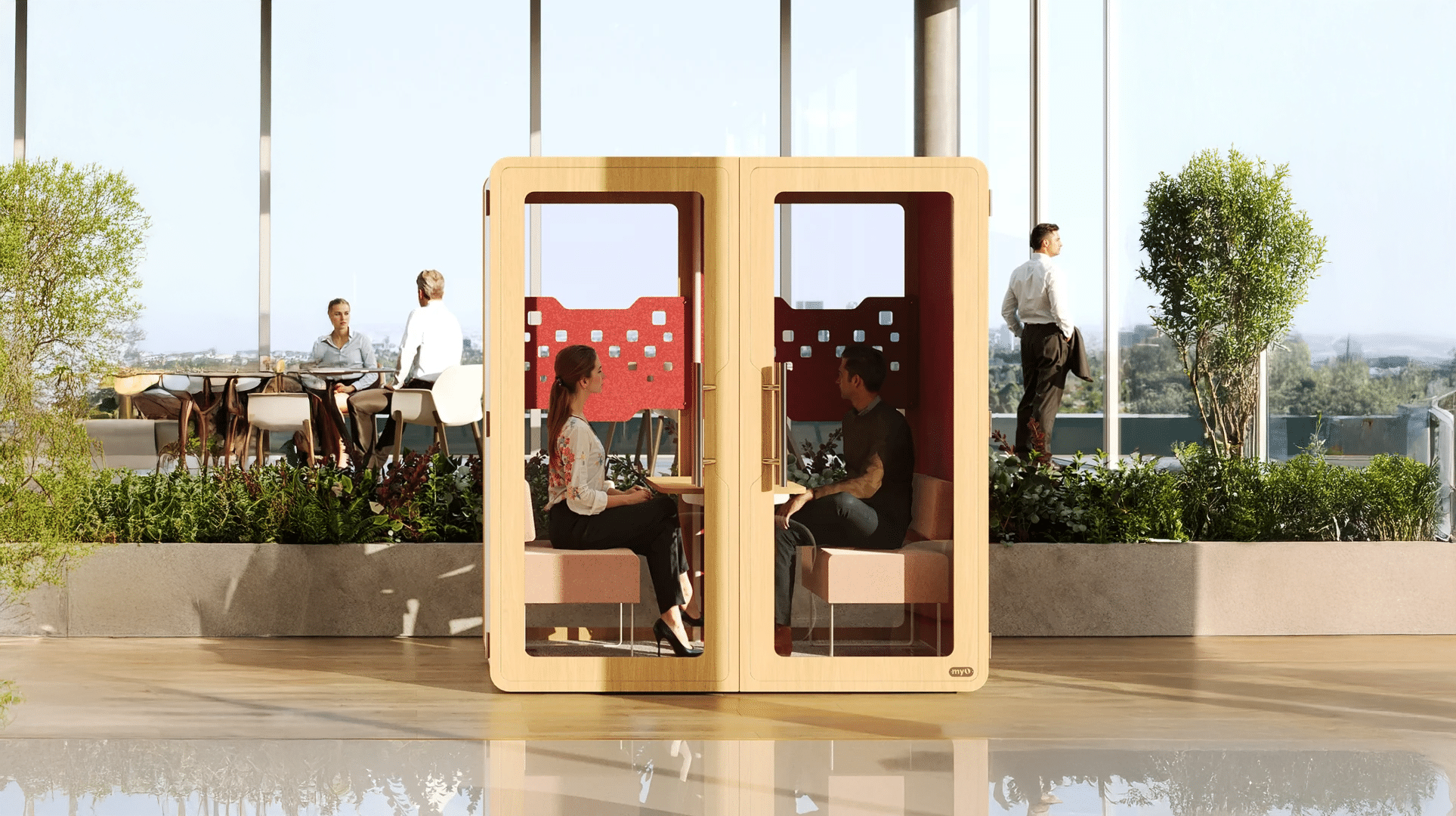 Cabine acoustique 2 personnes