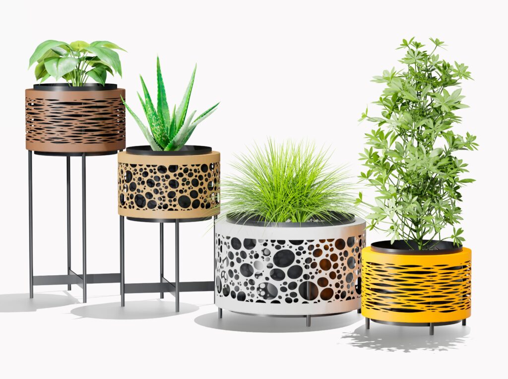 Jardinière de bureau intérieur et extérieur
