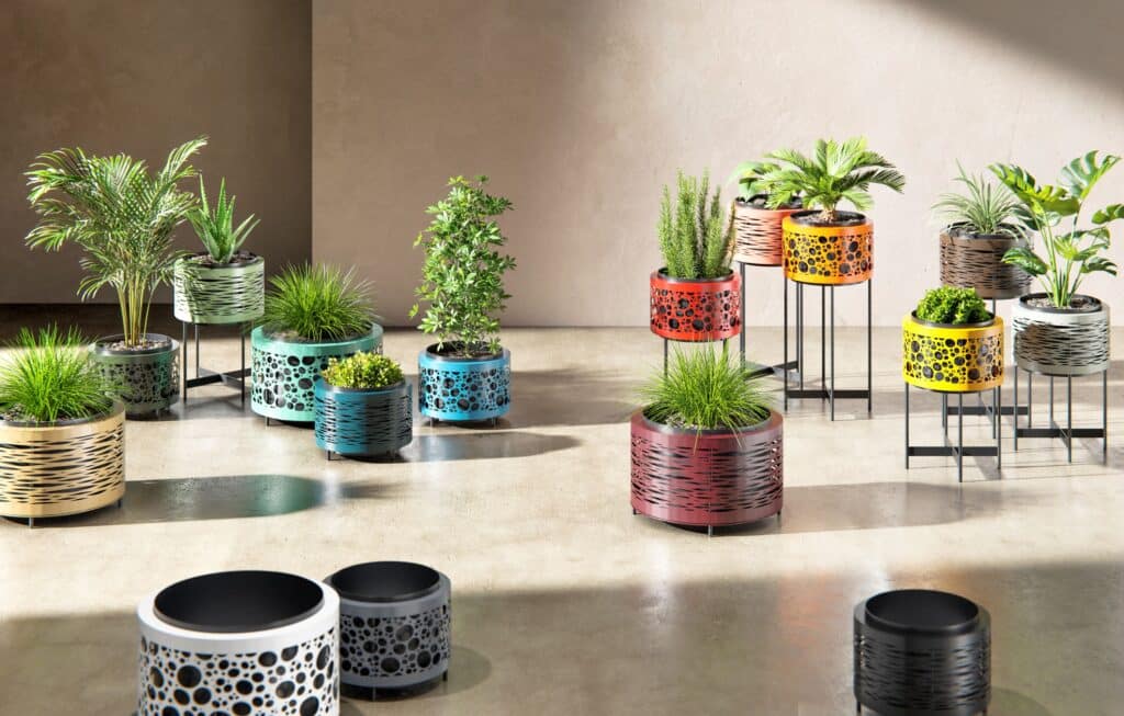 Jardinière de bureau intérieur et extérieur