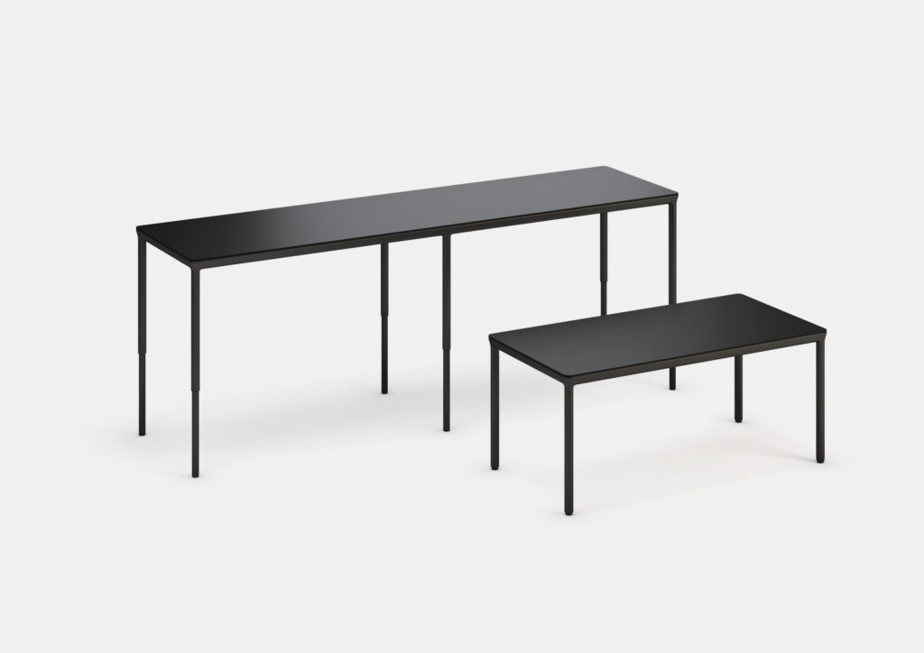Table de réunion réglable en hauteur