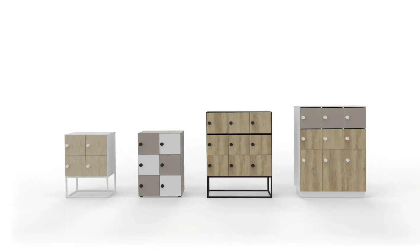 Caissons de rangement pour le bureau