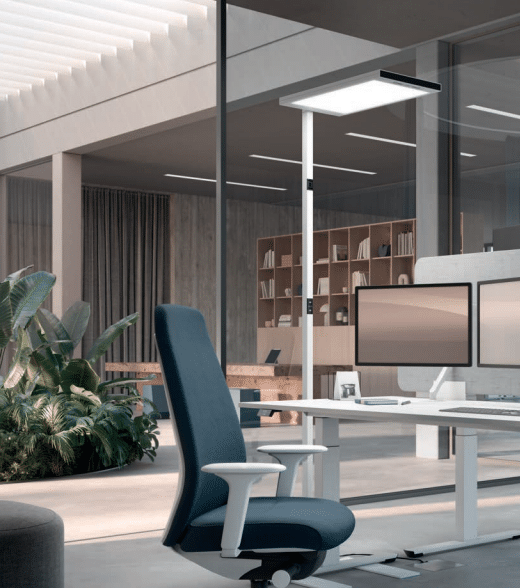 Lampadaire de bureau réglable