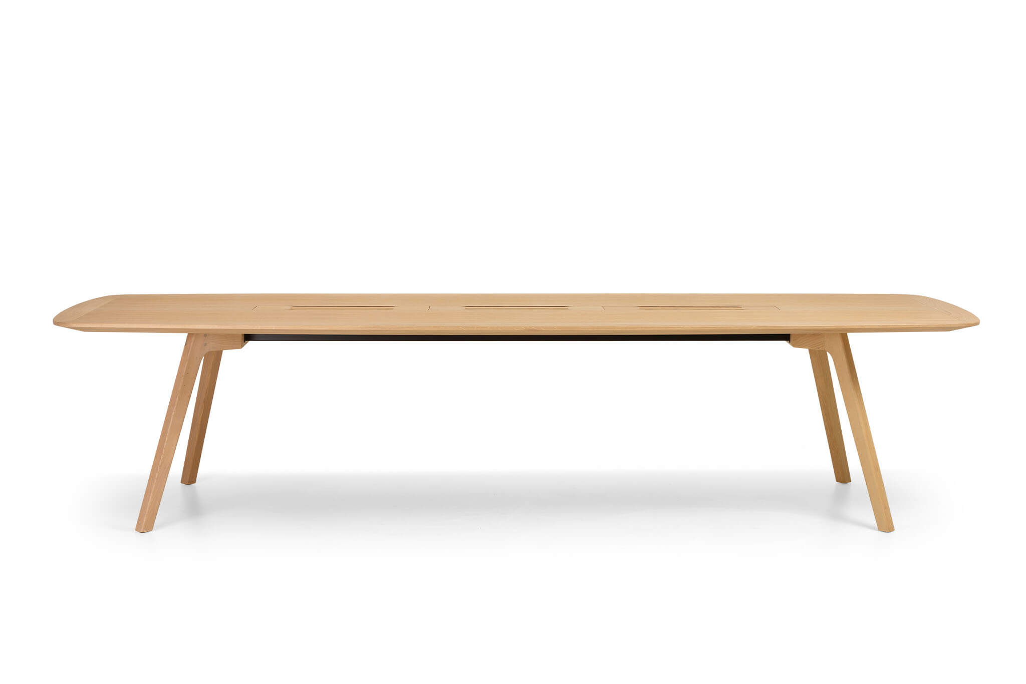 Table en bois pour les espaces de réunion