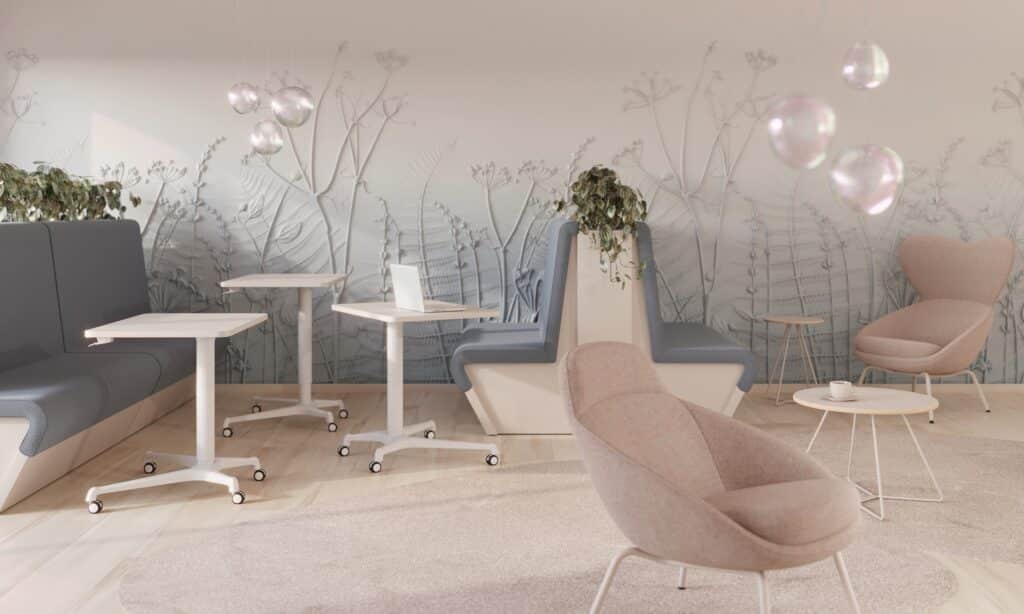 Table de bureau mobile