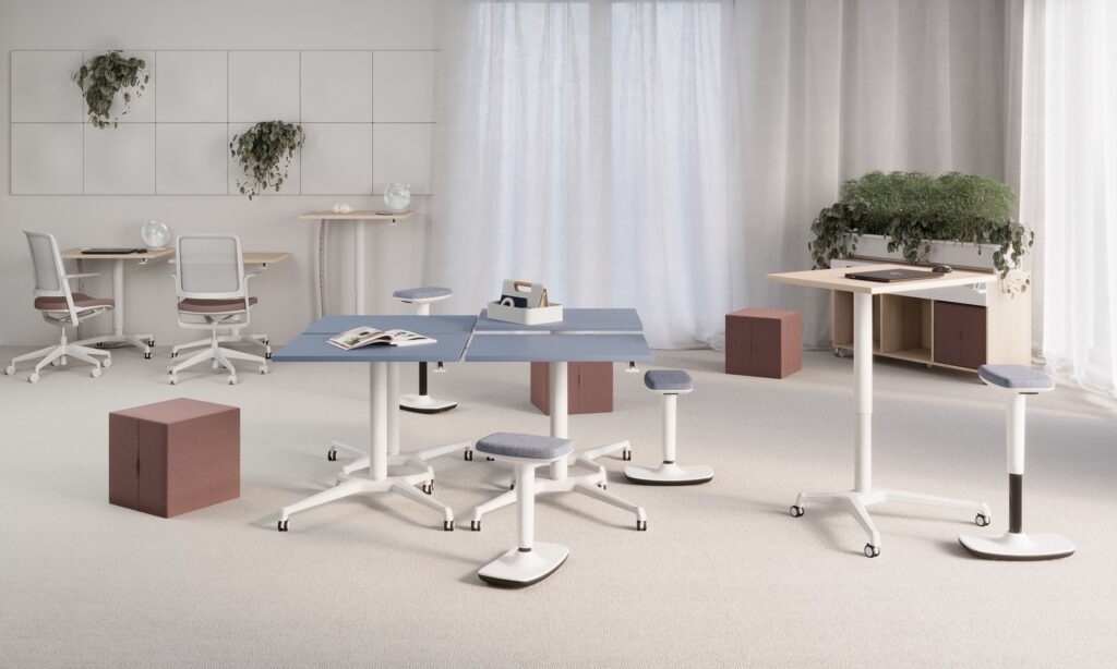 Table de bureau mobile