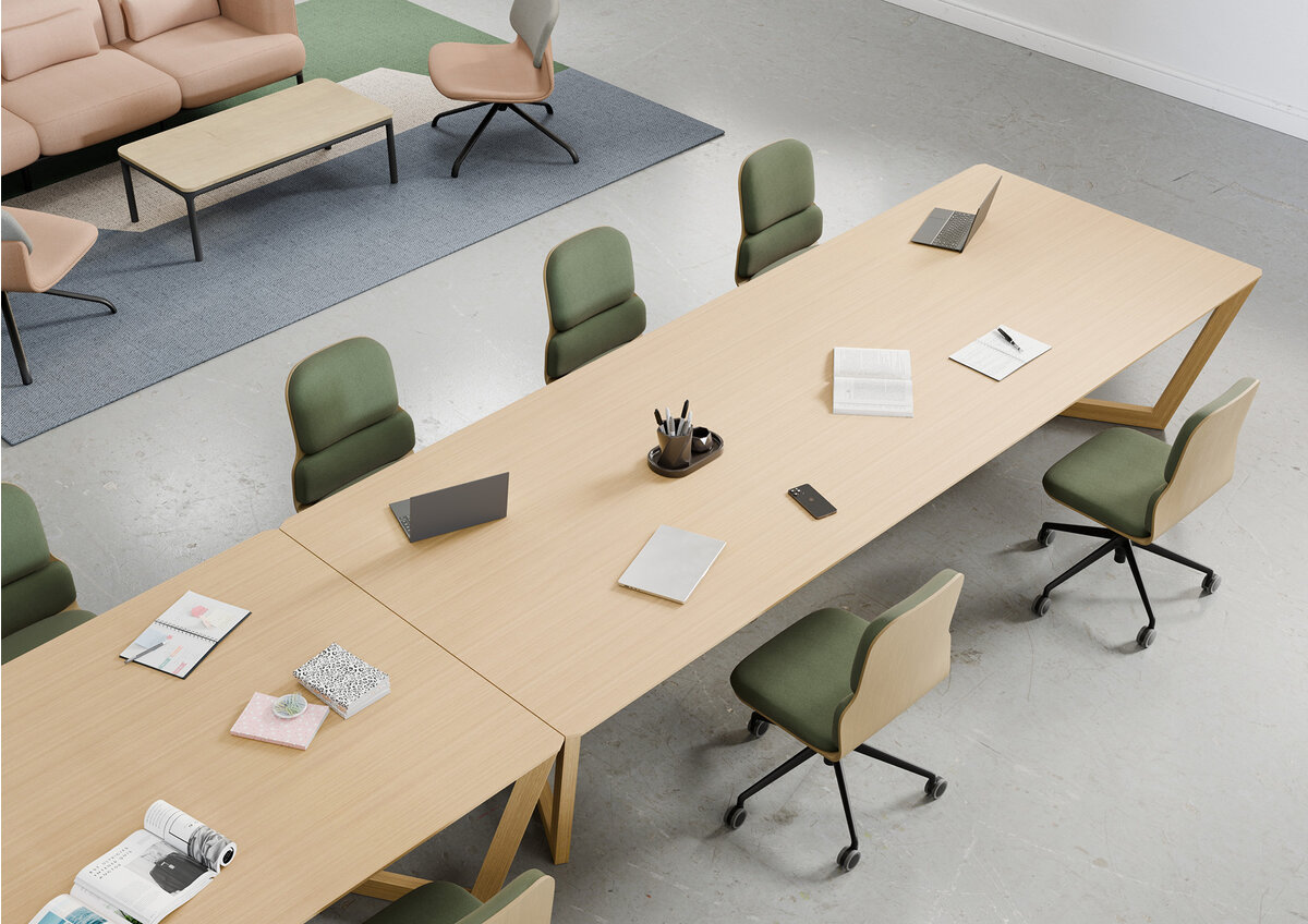 Chaise de réunion en bois - Wilup