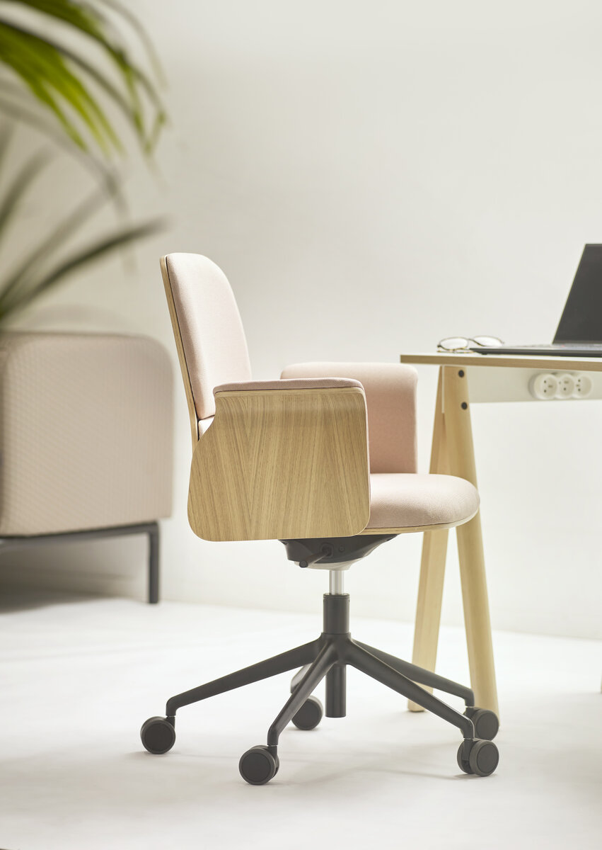 Chaise de réunion en bois - Wilup