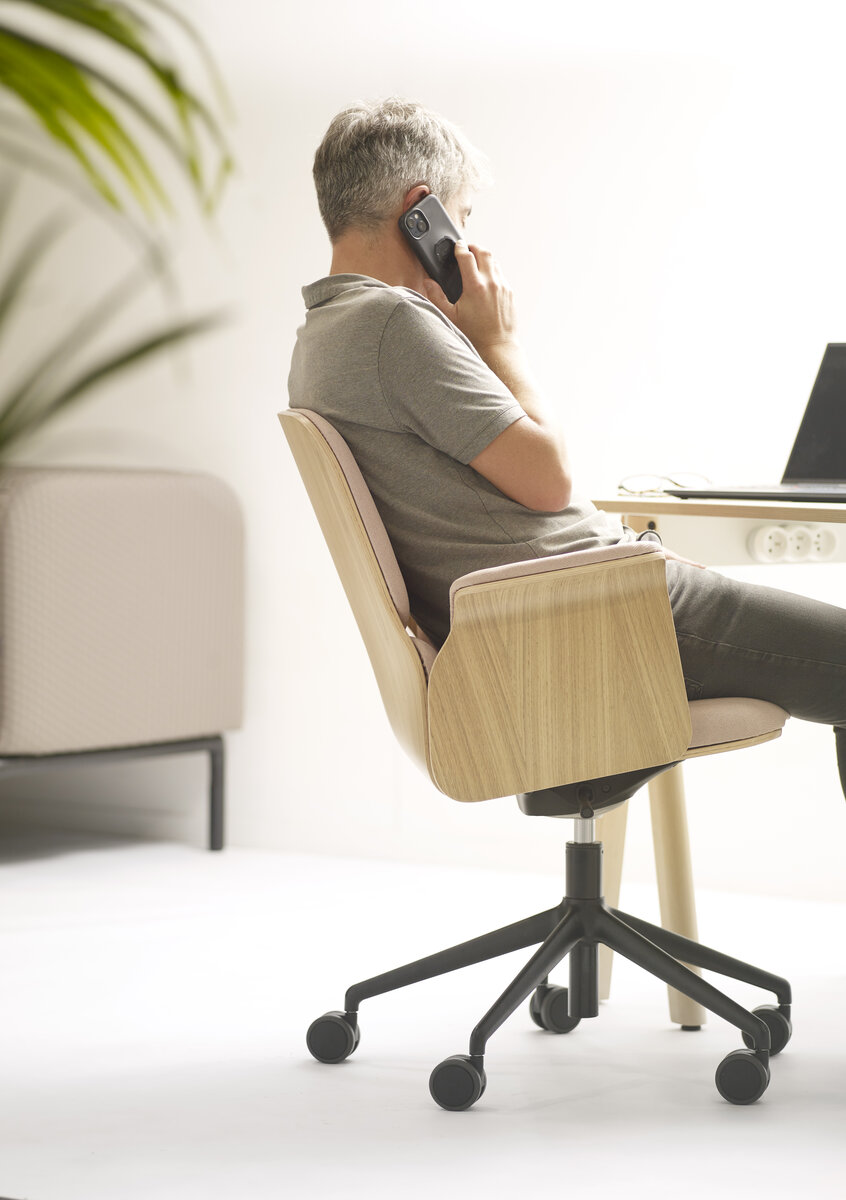 Chaise de réunion en bois - Wilup